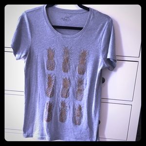 J Crew grey collector Tee